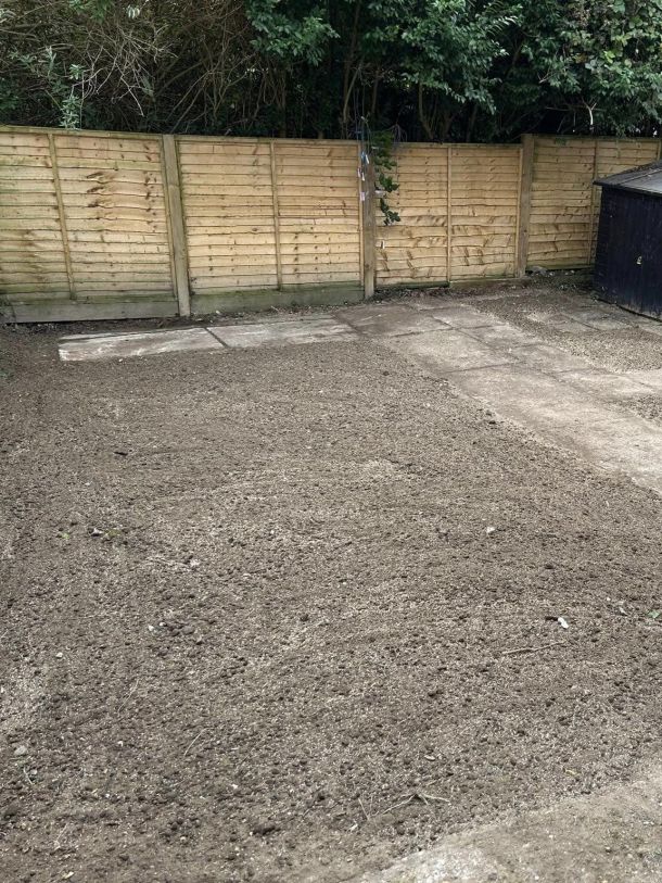 A freshly cleared garden by Green Growth